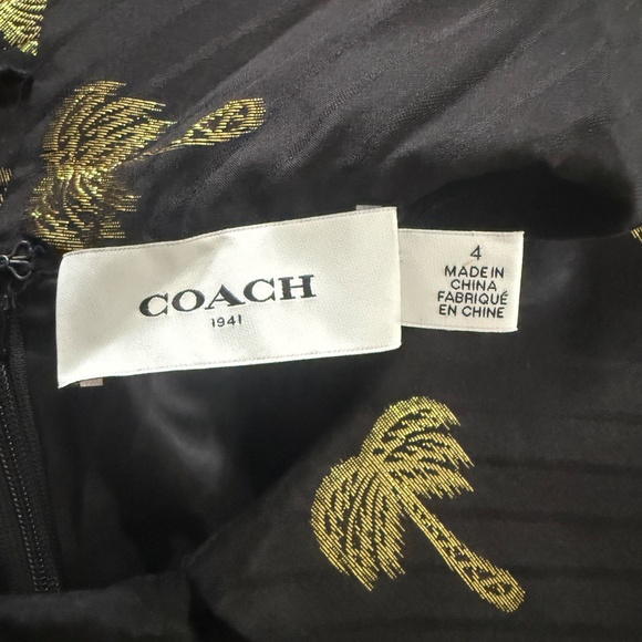 COACH 1941 Palm Tree Page Boy Dress Size 4 - Picture 2 of 8